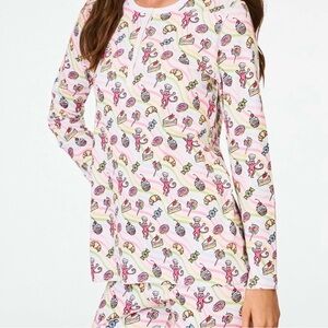Roller Rabbit Sweet Dreams Swirl Candy Print Pajamas